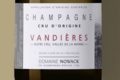 Champagne Nowack. Cru d’Origine Vandières, Extra Brut
