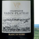 Champagne Vadin-Plateau. Blanc de noirs