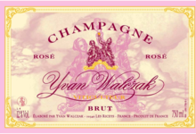 Champagne Walczak Yvan. Champagne rosé