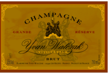 Champagne Walczak Yvan. Champagne grande réserve