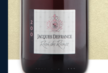 Champagne Jacques Defrance. Vin rosé des Riceys