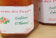 La Ferme Des Paziers. confiture abricot