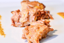 La Ferme des Charolaises. Veau au paprika et petits lardons