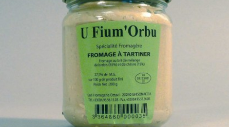 Fromagerie Ottavi. U Fium'Orbu crème de fromage piquante