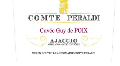 Domaine Comte Peraldi. Cuvée Guy de Poix