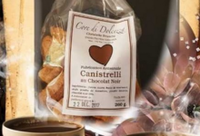 Canistrelli Core Di Dolcezza. Canistrelli au chocolat noir