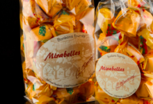 Distillerie de Mélanie. Bonbons à la pulpe de mirabelle