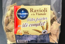 Colomba. Ravioli à la viande au blé complet