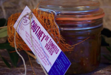 La safranière du Cap. chutney de tomates vertes