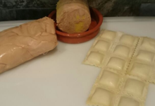 Pasta Di Palasca.  Raviolis Foie Gras maison 