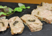 Le tuyé de Mésandans. Terrine aux cèpes