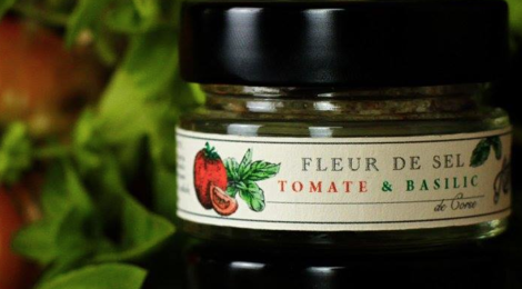 Atelier Corse. Fleur de Sel Tomates anciennes et Basilic Bio