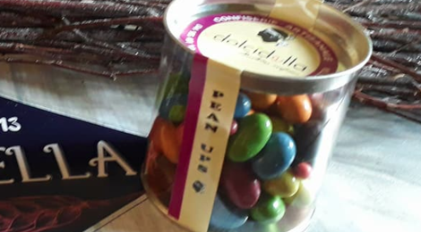 A Ricella. Cacahuètes enrobées au chocolat lait.