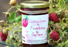 confiture extra de framboises du Cap Corse