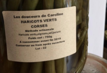 Les douceurs de Caroline. Haricots verts Corse