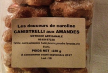 Les douceurs de Caroline. Canistrelli aux amandes
