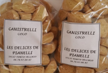 Les Délices de Pianelli. canistrelli coco