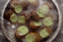 Les escargots du Thiéloup. Coquilles beurre "ail des ours"