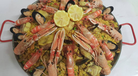 Boucherie, Charcuterie Chez Nino. Paella