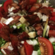 Cucina di mammò. Salade Tome , panzetta , vinaigrette miel ...