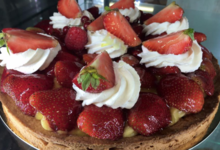 Pâtisserie St Michel. Tarte aux fraises