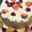 Pâtisserie St Michel. Baba au rhum fruits chantilly