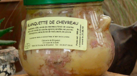 Chèvrerie de Bliquetuit. Blanquette de chevreau