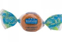 Barnier confiseur. Caramel menthe