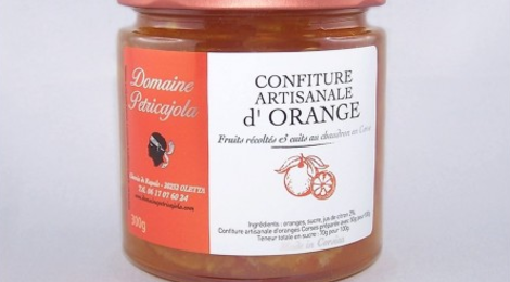 Domaine Petricajola. Confitures d'oranges douces