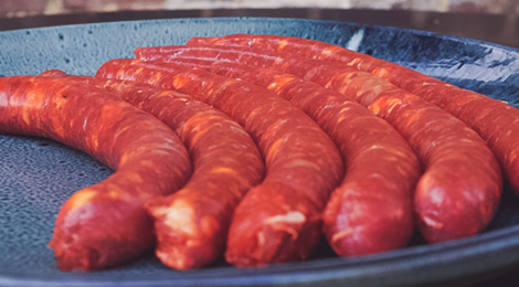 Chez Laure et Paul. Merguez
