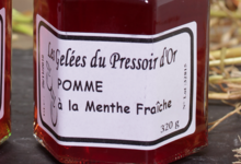 Le Pressoir D'or. Gelée de pomme à la menthe fraiche