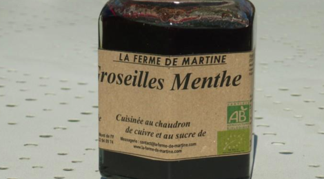 La Ferme de Martine. Groseilles menthe