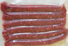 La Ferme du Breuilh. Merguez de boeuf-agneaux