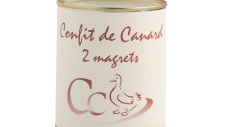 Foie gras Cassan. Magret de canard confit