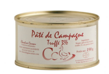 Foie gras Cassan. Pâté de campagne truffé