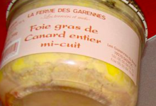 La Ferme Des Garennes. Foie gras de canard entier mi-cuit "Maison"
