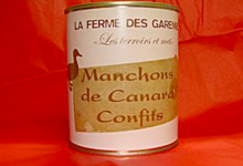 La Ferme Des Garennes. Manchons de canard confits