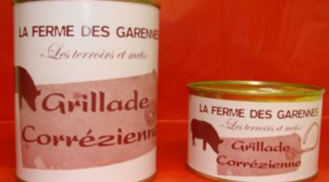 La Ferme Des Garennes. Grillade corrézienne "Sauté de porc aux châtaignes"