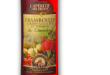 L'apéritif des fruits. framboise, cerise griotte et pomme du Limousin