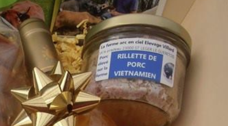 La Ferme Arc-en-Ciel. Rillette de porc vietnamien