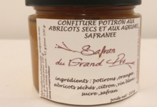 Safran Du Grand Pré. confiture de potiron aux abricots secs et agrumes safranée