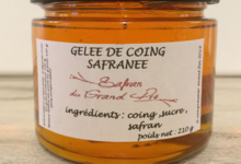 Safran Du Grand Pré. Gelée de coings safranée