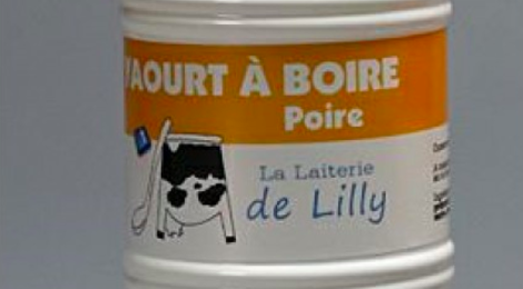 La laiterie de Lilly. Yaourt à boire à la poire