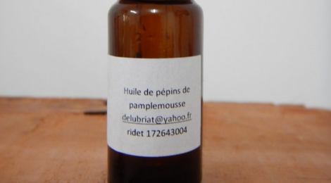 Distillerie De Boulouparis. huile de pépins de pamplemousse 