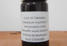 Distillerie De Boulouparis. Huile de noix de tamanou