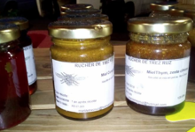 Rucher de Trez Ruz. Miel thym zestes de citron
