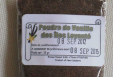 Distillerie de Nessadiou. poudre de vanille des Îles loyauté
