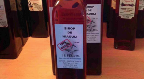 Distillerie de Nessadiou. sirop de niaouli