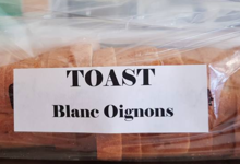 Boulangerie Le Moulin. Toast blanc oignons