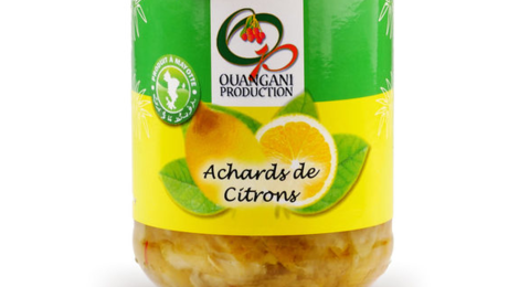 Ouangani productions. Achard de citron de Mayotte